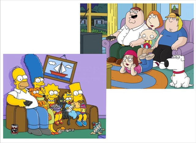 ‘Os Simpsons’ e ‘Uma família da pesada’ terão episódio juntos
