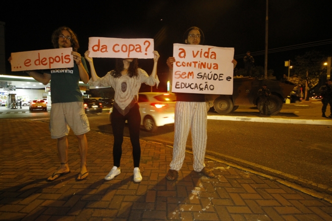 protesto Copa