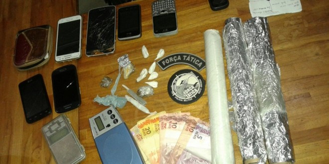Força Tática “estoura” boca de fumo no Cidade Bela, seis detidos