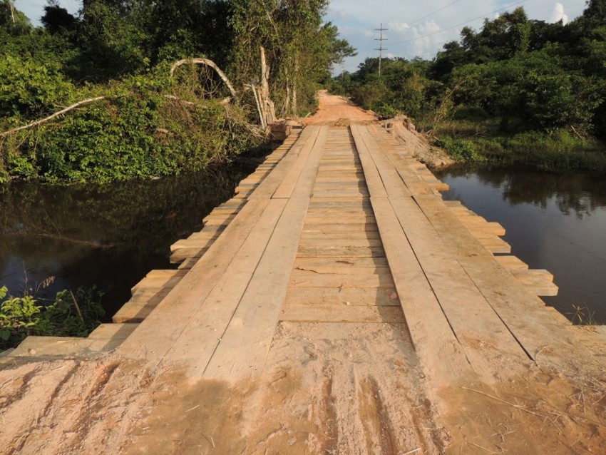 Construção de ponte beneficia moradores de Alta Floresta e Carlinda