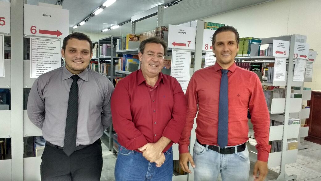 Fernando Ferro Fraile ( acadêmico), Prof. Mestre Heraldo Felipe Garcia e Luiz Guilherme da Cruz ( acadêmico)