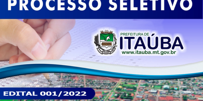 Prefeitura abre inscrições para Processo Seletivo com 24 vagas e salários de até quase 8 mil
