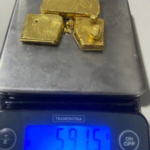 PM apreende 591 gramas de ouro e prende suspeitos por garimpo ilegal