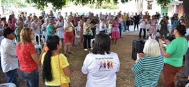 Cuidar dos idosos é valorizar a vida: ação de lazer realizada na Praça Cívica faz parte da programação do Junho Violeta