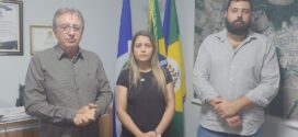 O Prefeito Osmar Moreira recebeu em seu gabinete, o novo Delegado de Polícia judiciária Civil de Paranaíta
