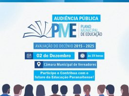 Audiência Pública para Apresentação das Metas e Resultados do Plano Municipal de Educação 2015 – 2025