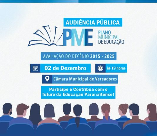Audiência Pública para Apresentação das Metas e Resultados do Plano Municipal de Educação 2015 – 2025