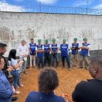 Reeducandos constroem espaço em unidade prisional destinado a atividades educacionais
