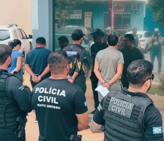 Polícia Civil prende cinco suspeitos em operação contra golpes com falsas cartas de crédito em Sinop