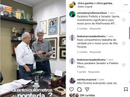 Gamba presta contas a Jayme Campos e, pelo Insta, recebe cobranças de moradores