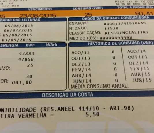 Conta de luz terá cobrança extra pelo quinto mês seguido em setembro