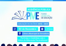 Audiência Pública para Apresentação das Metas e Resultados do Plano Municipal de Educação (2015–2025)