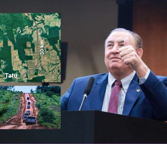 Nininho articula pavimentação de 180 km da MT-325 entre Juara e Alta Floresta; 30 km até Itapaiúna têm projeto pronto na Sinfra