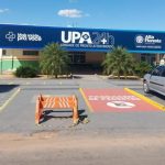 Motociclista sem CNH fica ferido após colisão em rotatória de Alta Floresta