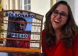 Vereadora do Recife sofre ameaças após levar gaiola com foto de Bolsonaro à Câmara