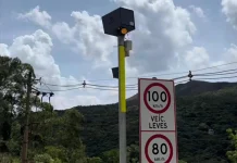 Estradas do país testam radares que medem velocidade média dos veículos