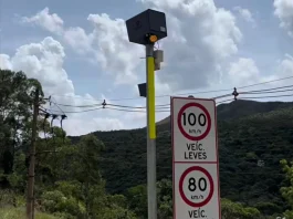 Estradas do país testam radares que medem velocidade média dos veículos