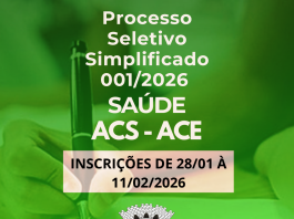 Paranaíta abre inscrições para processo seletivo na área da saúde