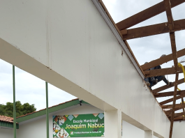 Escola Joaquim Nabuco recebe novo telhado e forro para o ano letivo de 2026