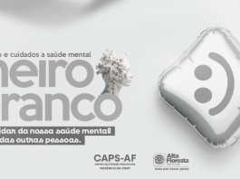 Janeiro Branco reforça a importância do cuidado com a saúde mental em Alta Floresta