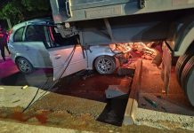 Colisão contra carreta estacionada deixa vítimas feridas em Alta Floresta