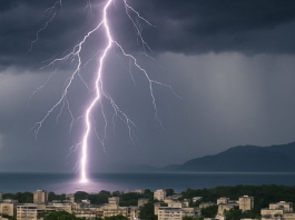 Alerta vermelho devido chuva forte e intensa em Santa Catarina