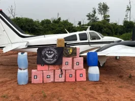Aeronave com 500 kg de cocaína é apreendida em operação em Mato Grosso
