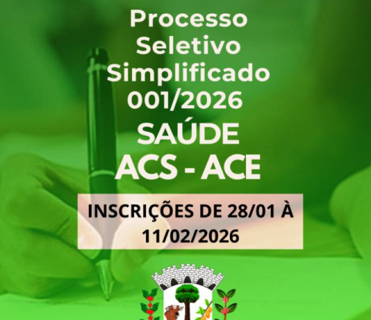 Abertas inscrições para processo seletivo de saúde em Paranaíta