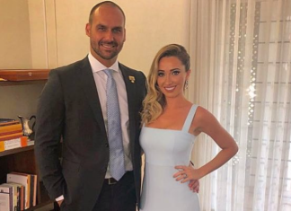 Esposa diz que Eduardo Bolsonaro “não está bem”
