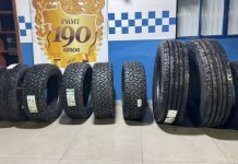 Alta Floresta: PM recupera pneus furtados e encaminha suspeitos à Depol