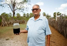 Mancha escura intriga agricultor no interior do Ceará