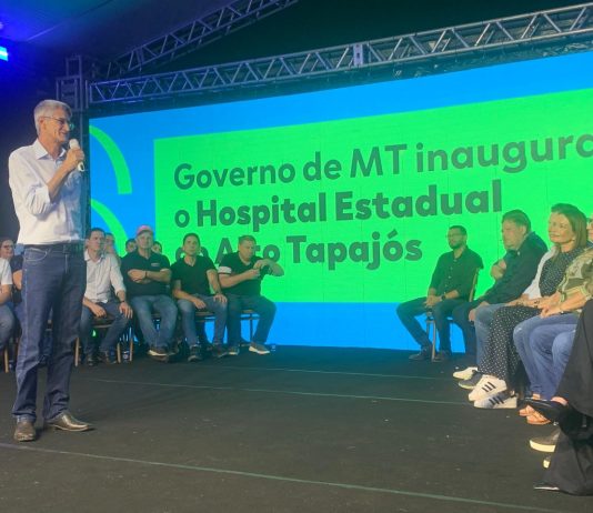 Governador inaugura hospital estadual em Alta Floresta