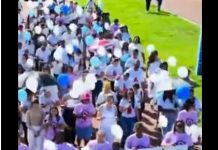 Amigos e familiares fazem caminhada em homenagem a jovem atropelada e morta em acidente em Itaúba