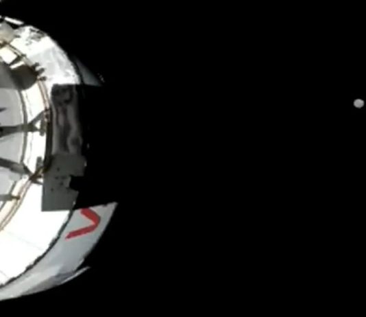 Artemis registra Terra como “ponto minúsculo” a caminho da Lua