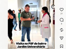 Presidente da Câmara cobra melhorias após visita a PSF em Alta Floresta