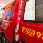 Capotamento de caminhonete deixa motorista ferido na MT-325