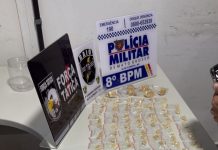 Operação policial fecha ponto de drogas e apreende entorpecentes em Alta Floresta