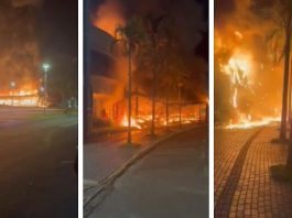 Em Sinop, incêndio destrói restaurante e afeta dezenas de famílias em MT