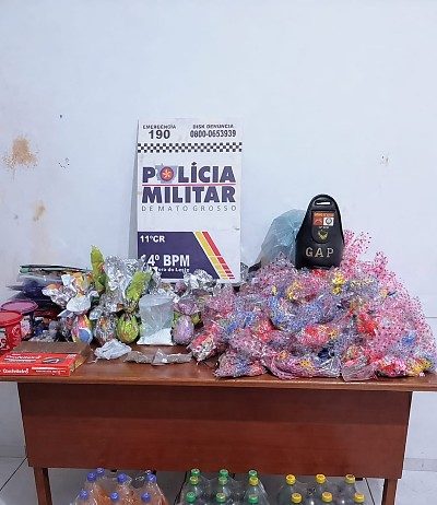 Polícia Militar flagra tráfico e produção irregular de ovos de Páscoa em MT