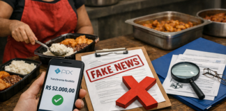 Receita desmente ‘fake news’ sobre vendedora de marmitas notificada por Pix
