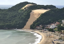 Sigla de facção em duna assusta turistas em Natal