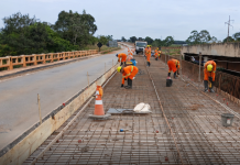 Obras em três pontes na BR-163/MT deixam trechos no sistema ‘Pare-e-Siga’, em Itiquira