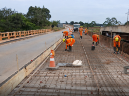 Obras da Nova Rota alteram tráfego nesta segunda-feira na BR-163/364