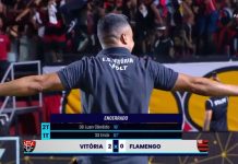 Flamengo perde para o Vitória e dá adeus à Copa do Brasil