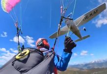 Parapente sobrevive após ser atingida por avião durante voo na Áustria