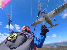 Parapente sobrevive após ser atingida por avião durante voo na Áustria