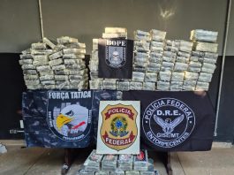 Forças de segurança apreendem 250 quilos de cocaína e causam prejuízo de R$ 15 milhões às facções criminosas