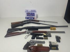 Homem é preso com arsenal após ameaçar matar ex em Alta Floresta