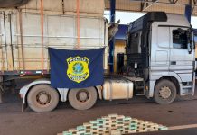 Caminhoneiro é preso na BR-070, em Barra do Garças (MT), por tráfico de droga