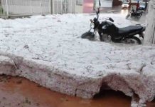 Granizo provoca alagamentos e deixa rastro de destruição em MG